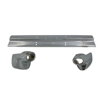 1957 Chevrolet Bel Air Bumper Face Bar - Rear or Rear Center (LKQ)