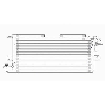 1994-1995 Toyota Pickup A/C Condenser (LKQ)