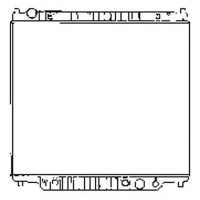 1999-2003 Ford F-550 Super Duty Radiator (LKQ)