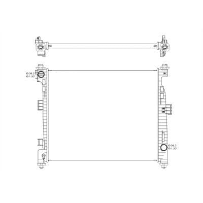 2017-2022 Dodge Durango Radiator (LKQ)