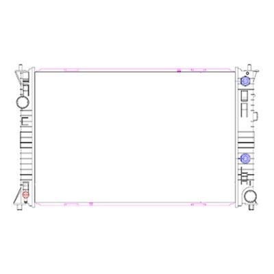 2010-2012 Ford Fusion Radiator (LKQ)