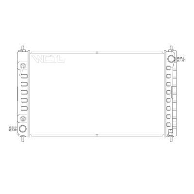 2007-2018 Nissan Altima Radiator (LKQ)