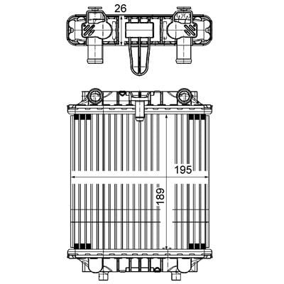 2012-2018 Audi A6 Radiator - Auxiliary (LKQ)