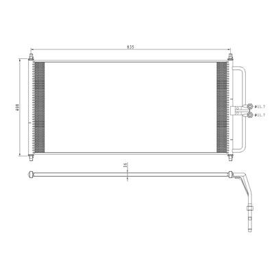 2006-2008 Lincoln Mark LT A/C Condenser (LKQ)