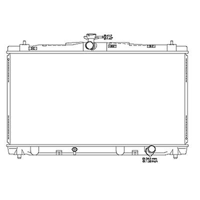 2012-2017 Toyota Camry Radiator (LKQ)