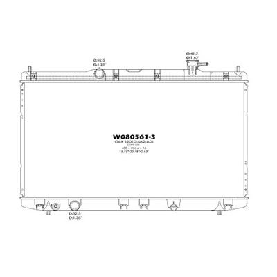 2015-2020 Acura TLX Radiator (LKQ)