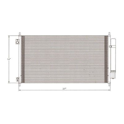 2008-2012 Honda Accord A/C Condenser (LKQ)
