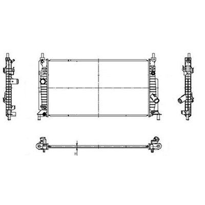 2010-2013 Mazda 3 Radiator (LKQ)