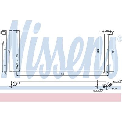 2001-2009 Mercedes-Benz S600 A/C Condenser (LKQ)