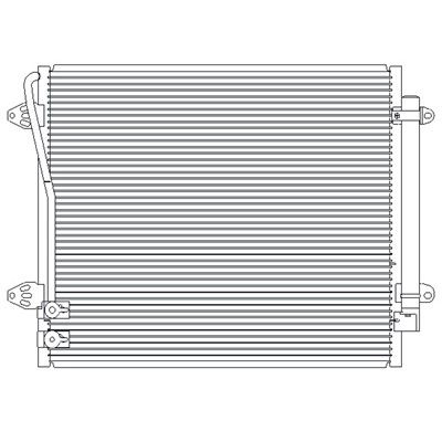 2016-2022 Volkswagen Passat A/C Condenser (LKQ)