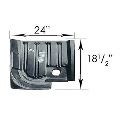 1965-1970 Ford Mustang Floor Pan - Rear Right (LKQ)