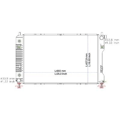 2010-2017 Chevrolet Equinox Radiator (LKQ)