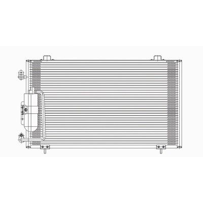 2003-2008 Pontiac Vibe A/C Condenser (LKQ)