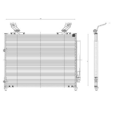 2003-2006 Acura MDX A/C Condenser (LKQ)