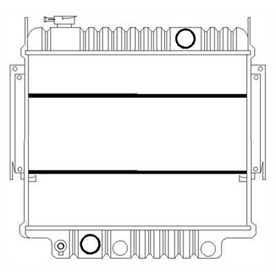 1992-1994 Ford E-350 Econoline Radiator (LKQ)