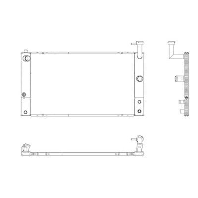 2004-2009 Toyota Prius Radiator (LKQ)