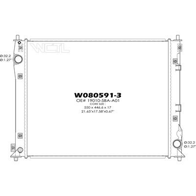 2016-2021 Honda Civic Radiator (LKQ)