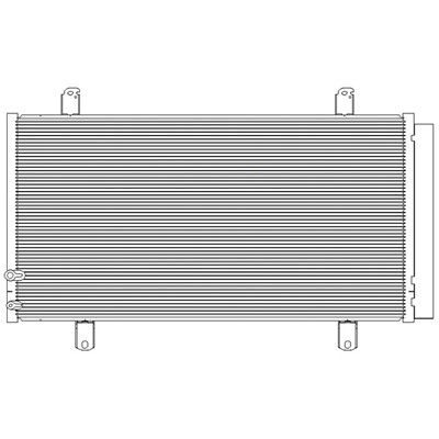 2013-2018 Lexus ES350 A/C Condenser (LKQ)