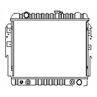 1981-1983 Dodge D350 Radiator (LKQ)