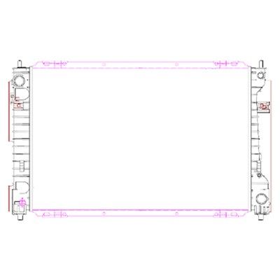 2012, 2011, 2010, 2009, 2008 Ford Escape Radiator