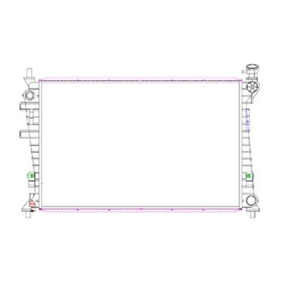 2011, 2010, 2009, 2008 Ford Focus Radiator