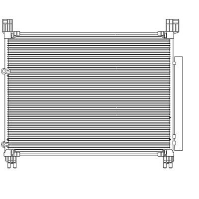 2018, 2017, 2016 Lexus RX350 A/C Condenser