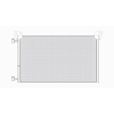 2009, 2008, 2007, 2006, 2005, 2004, 2003 Hummer H2 A/C Condenser