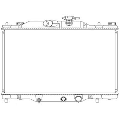 2021, 2020, 2019, 2018, 2017, 2016 Mazda CX-3 Radiator