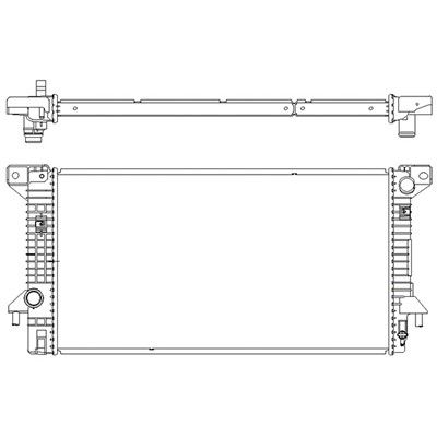 2017, 2016, 2015 Ford Expedition Radiator