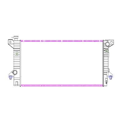 2014, 2013, 2012, 2011, 2010, 2009 Ford Expedition Radiator