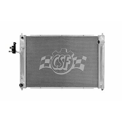 2008 INFINITI G35 Radiator And A/C Condenser Assembly