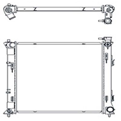 2020, 2019, 2018, 2017, 2016 Kia Optima Radiator