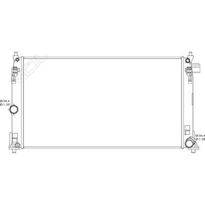 2021, 2020 Lexus UX200 Radiator