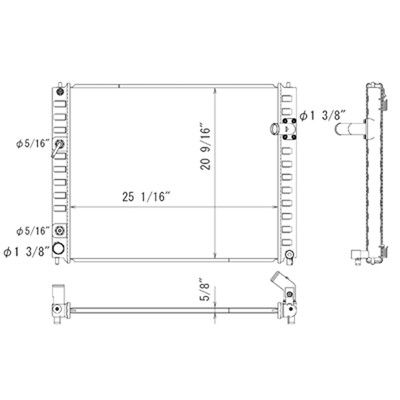 2012, 2011, 2010, 2009, 2008 INFINITI EX35 Radiator