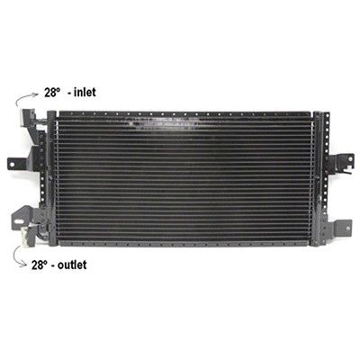 2017, 2016, 2015, 2014, 2013, 2012, 2011, 2010, 2009, 2008, 2007 Jeep Compass A/C Condenser