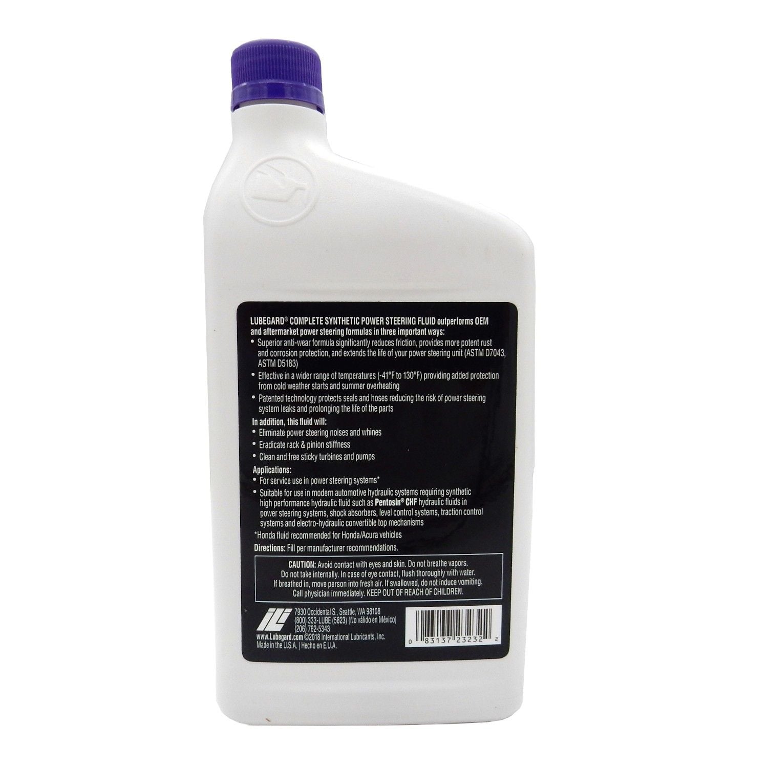 2002-2009 Abarth 1000 Power Steering Fluid Lubegard