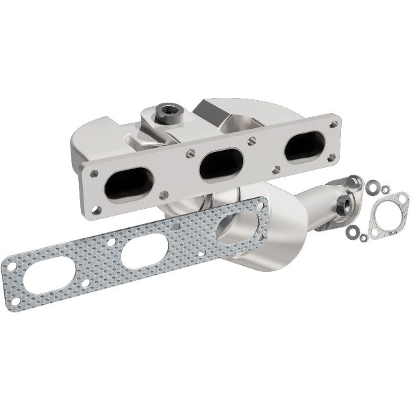 2001-2003 BMW 525i Catalytic Converter with Integrated Exhaust Manifo - Rear (MagnaFlow Performance Exhaust)