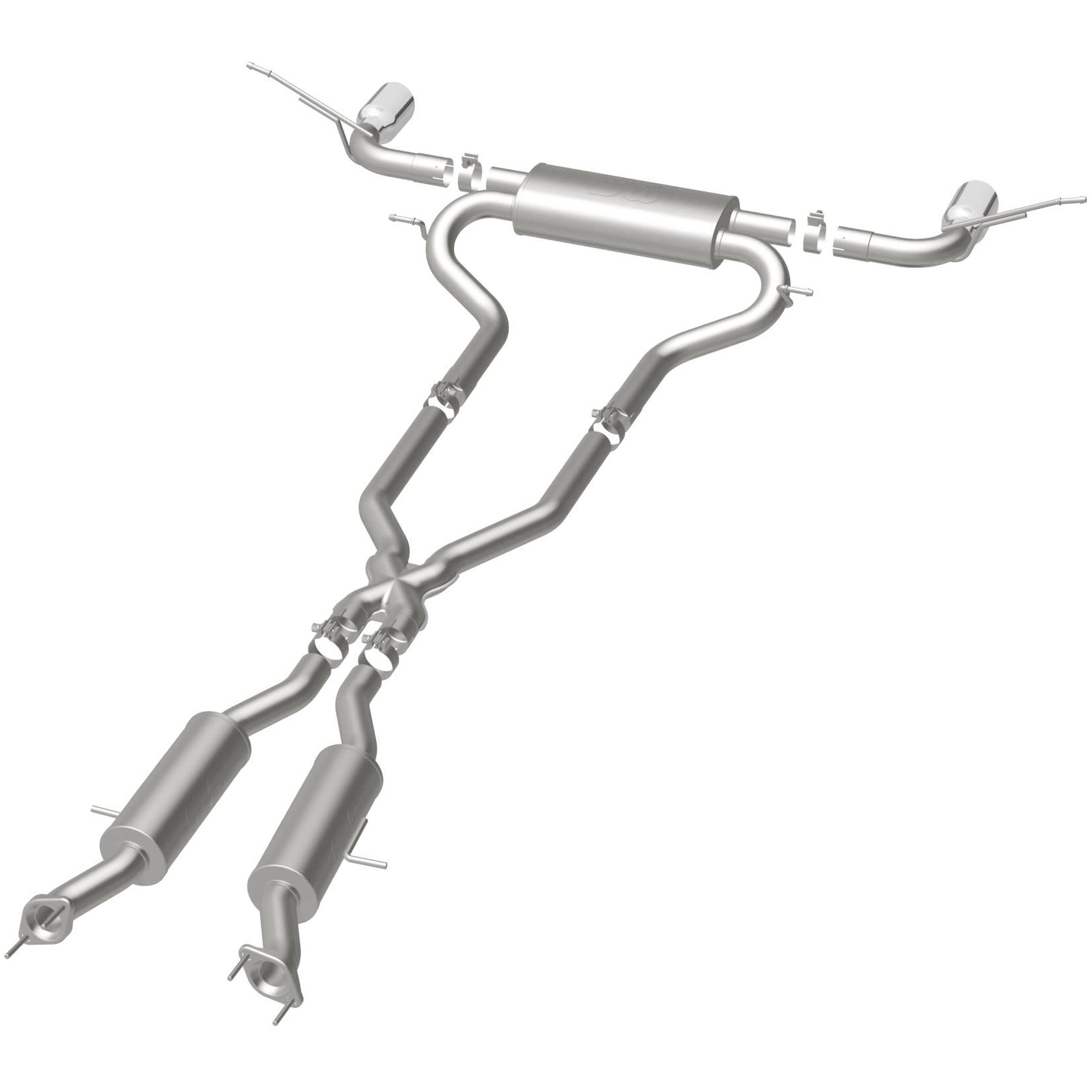 2021, 2020, 2019, 2018, 2017, 2016, 2015, 2014, 2013, 2012, 2011 Jeep Grand Cherokee Cherokee Exhaust System Kit