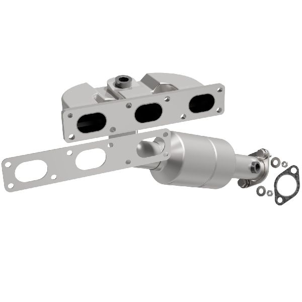 2004-2005 BMW 525i Catalytic Converter with Integrated Exhaust Manifo - Rear (Magnaflow)