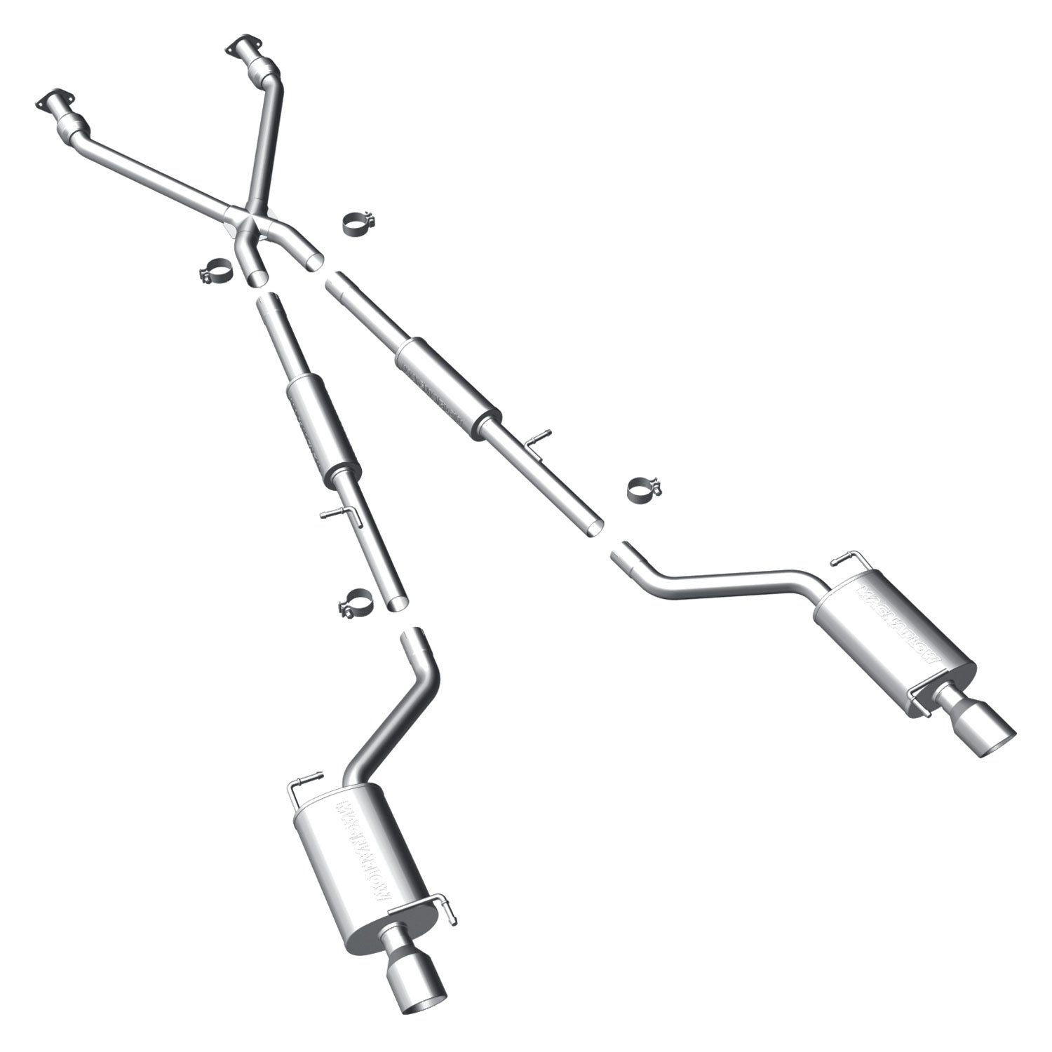 2008, 2007 INFINITI G35 Exhaust System Kit