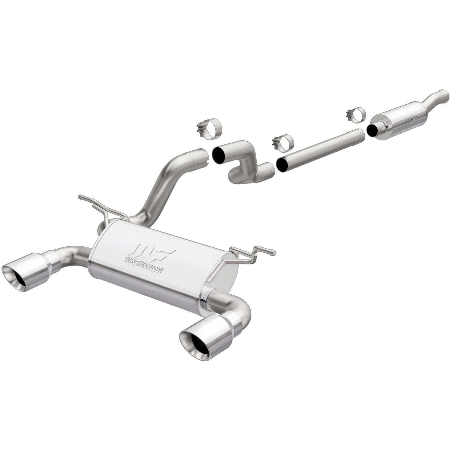 2025, 2024, 2023, 2022, 2021, 2020, 2019, 2018 Jeep Wrangler Exhaust System Kit