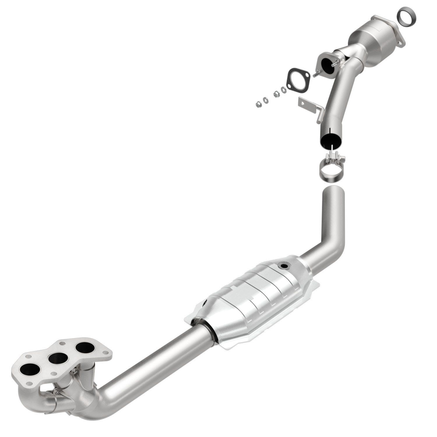 2009, 2008, 2007, 2006, 2005 Subaru Outback Tribeca Catalytic Converter with Integrated Exhaust Manifo
