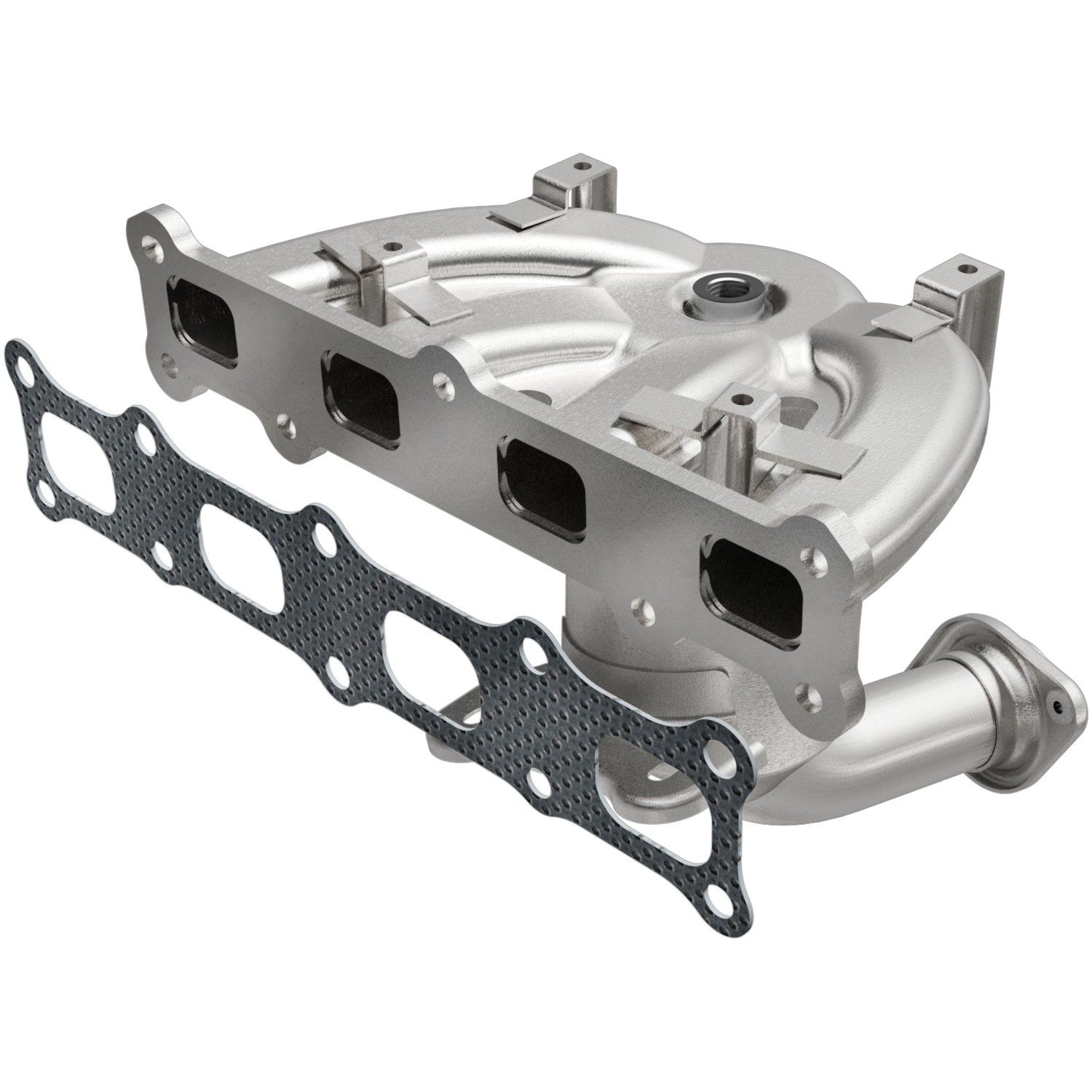 2017, 2016, 2015, 2014, 2013, 2012, 2011, 2010, 2009, 2008, 2007 Jeep Compass Catalytic Converter with Integrated Exhaust Manifo