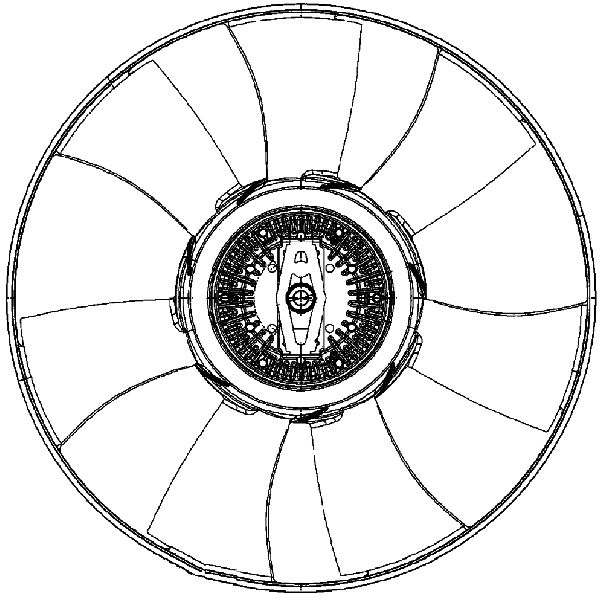2014-2017 Mercedes-Benz Sprinter 3500 Engine Cooling Fan Clutch (Mahle)