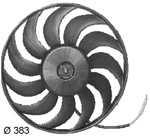 2006-2011 Audi A6 Engine Cooling Fan Assembly - Left (Mahle)