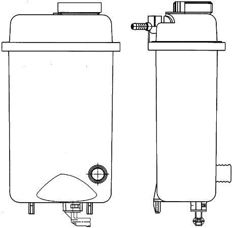 1995-2001 BMW 740i Engine Coolant Reservoir (Mahle)