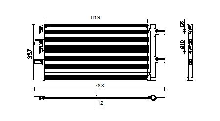 2017-2024 Mini Cooper Countryman A/C Condenser (Mahle)