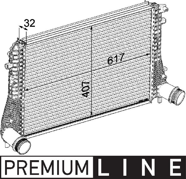 2011-2013 Audi TT Intercooler (Mahle)