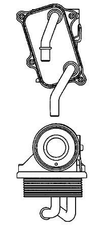 2003-2005 Mercedes-Benz ML350 Engine Oil Cooler (Mahle)