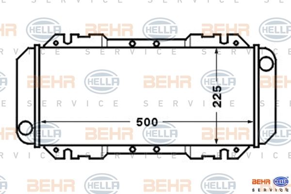 2005-2013 Mercedes-Benz S600 Engine Coolant Reservoir (Mahle)
